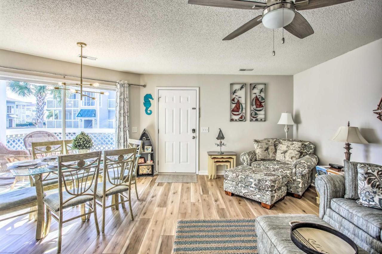 Waterfront North Myrtle Beach Condo With Pool Access Exteriör bild